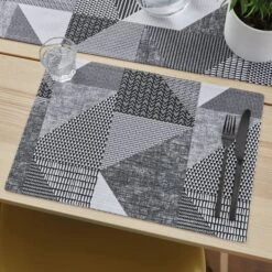 Catherine Lansfield 7 Catherine Lansfield Set Of 2 Larsson Geo Placemats