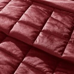 Catherine Lansfield Kingsley Matt Velvet Quilted Bedspread 18 Catherine Lansfield Kingsley Matt Velvet Quilted Bedspread -Catherine Lansfield 30962913 alt04
