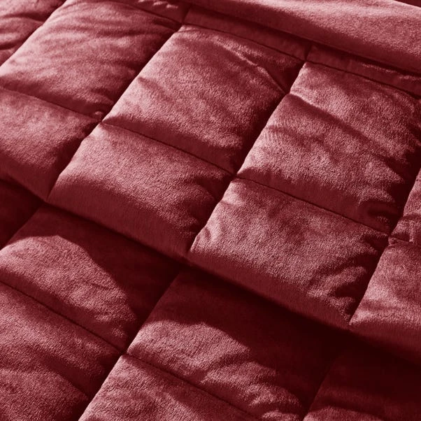 Catherine Lansfield Kingsley Matt Velvet Quilted Bedspread 3 Catherine Lansfield Kingsley Matt Velvet Quilted Bedspread - Image 3
