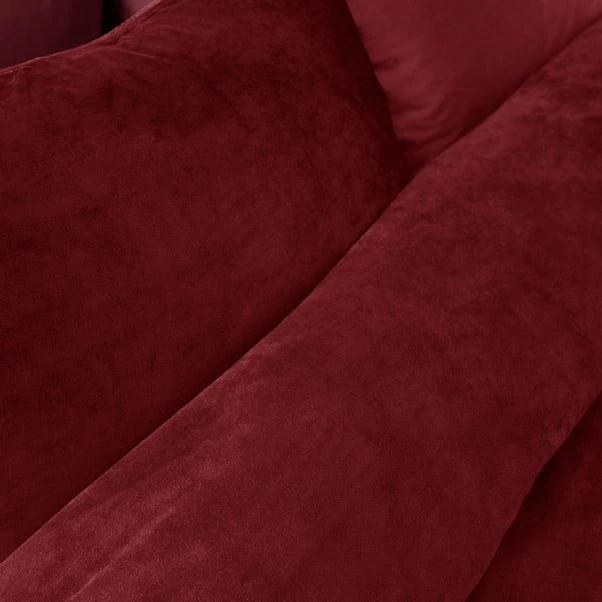 Catherine Lansfield Kingsley Soft Matt Velvet Duvet Cover And Pillowcase Set 13 Catherine Lansfield Kingsley Soft Matt Velvet Duvet Cover And Pillowcase Set - Image 13