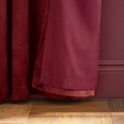 Catherine Lansfield Kingsley Matt Velvet Eyelet Curtains 18 Catherine Lansfield Kingsley Matt Velvet Eyelet Curtains -Catherine Lansfield 30962964 alt06