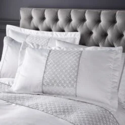 Catherine Lansfield Deco Sequin Quilted Pillowsham Pair 12 Catherine Lansfield Deco Sequin Quilted Pillowsham Pair -Catherine Lansfield 30962975