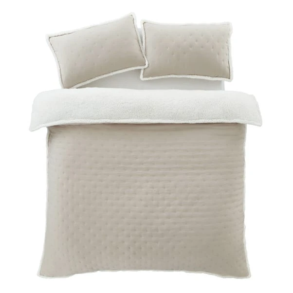 Catherine Lansfield Cosy Nori Soft Sherpa Duvet Cover And Pillowcase Set 17 Catherine Lansfield Cosy Nori Soft Sherpa Duvet Cover And Pillowcase Set - Image 17