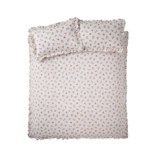Catherine Lansfield Frill Ditsy Floral Duvet Cover And Pillowcase Set 5 Catherine Lansfield Frill Ditsy Floral Duvet Cover And Pillowcase Set - Image 5