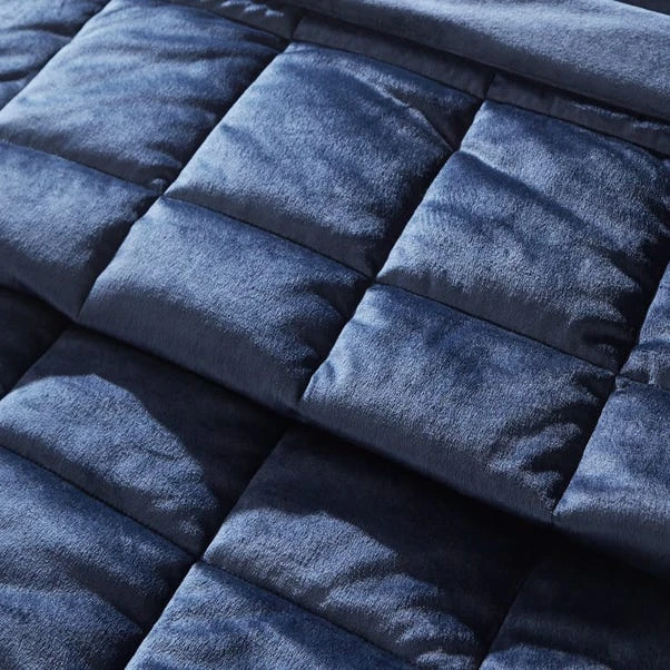 Catherine Lansfield Kingsley Matt Velvet Quilted Bedspread 11 Catherine Lansfield Kingsley Matt Velvet Quilted Bedspread - Image 11