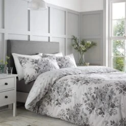 Catherine Lansfield Elinda Floral Duvet Cover And Pillowcase Set -Catherine Lansfield 30963016