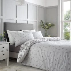 Catherine Lansfield Elinda Floral Duvet Cover And Pillowcase Set -Catherine Lansfield 30963016 alt02