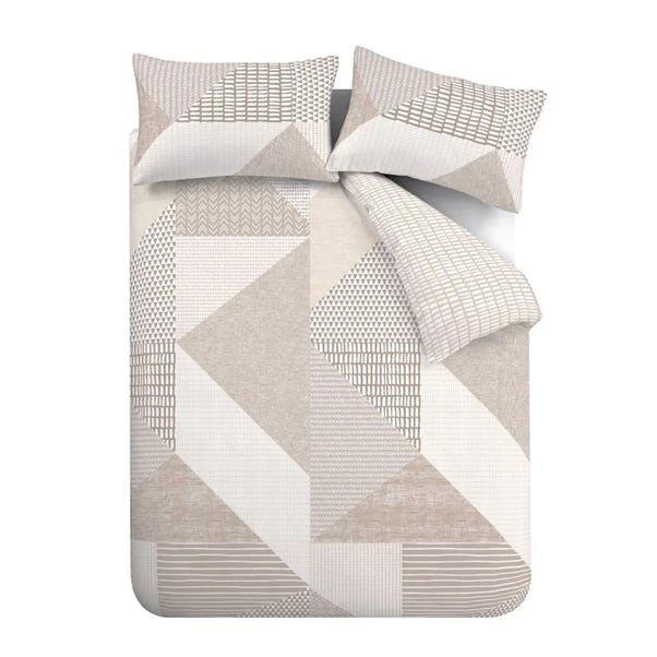 Catherine Lansfield Larsson Geo Duvet Cover And Pillowcase Set 6 Catherine Lansfield Larsson Geo Duvet Cover And Pillowcase Set - Image 6