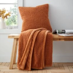 So Soft Velvet Boucle Throw 130cm X 170cm -Catherine Lansfield 30966064 alt07