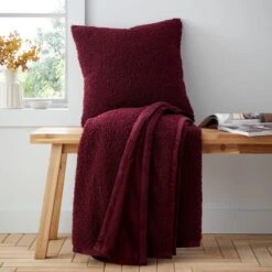 So Soft Velvet Boucle Throw 130cm X 170cm -Catherine Lansfield 30966070 alt07
