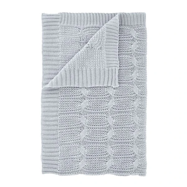 Chunky Marl Knit Throw 130cm X 170cm 10 Chunky Marl Knit Throw 130cm X 170cm - Image 10