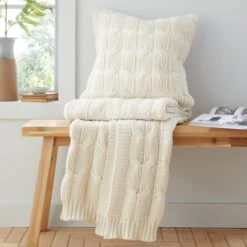 Chunky Marl Knit Throw 130cm X 170cm 24 Chunky Marl Knit Throw 130cm X 170cm -Catherine Lansfield 30966084 alt07
