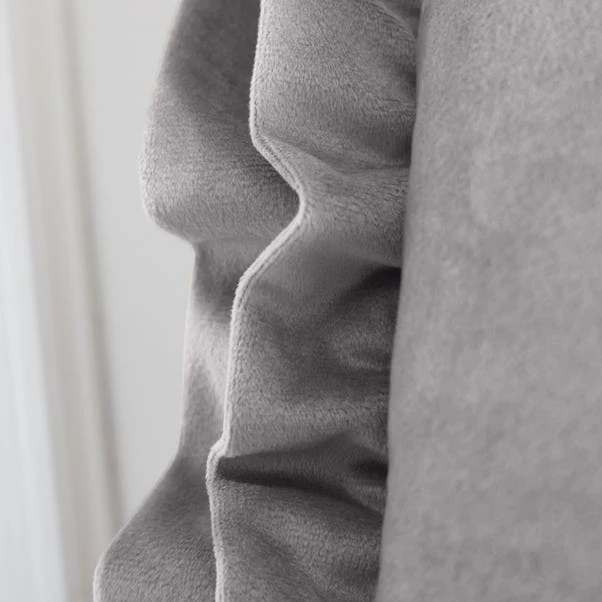Catherine Lansfield So Soft Velvet Touch Double Frill Square Cushion 16 Catherine Lansfield So Soft Velvet Touch Double Frill Square Cushion - Image 16