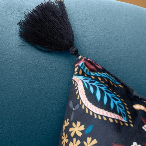 Catherine Lansfield Exotic Leaves Square Cushion 2 Catherine Lansfield Exotic Leaves Square Cushion - Image 2