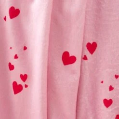 Catherine Lansfield Hearts Pink Fleece Throw 200cm X 240cm -Catherine Lansfield 30976432 alt03