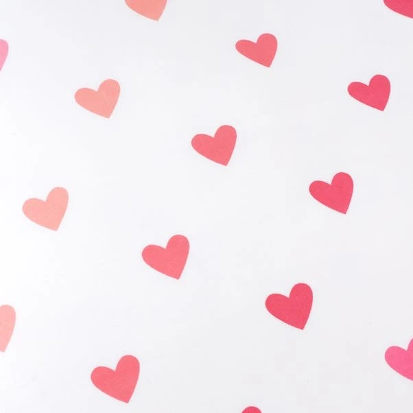 Catherine Lansfield Hearts And Stripes Single Fitted Sheet 4 Catherine Lansfield Hearts And Stripes Single Fitted Sheet - Image 4