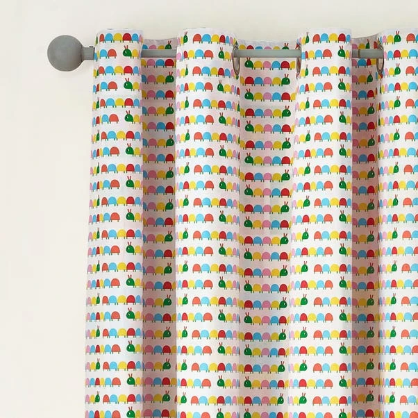 Catherine Lansfield Curious Caterpillar Blackout Eyelet Curtains 3 Catherine Lansfield Curious Caterpillar Blackout Eyelet Curtains - Image 3