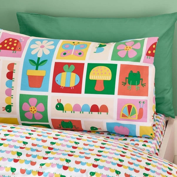 Catherine Lansfield Curious Caterpillar Polycotton Duvet Cover & Pillowcase Set 8 Catherine Lansfield Curious Caterpillar Polycotton Duvet Cover & Pillowcase Set - Image 8