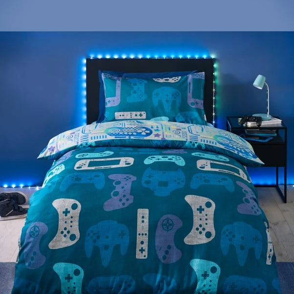 Catherine Lansfield Gamer Duvet Cover & Pillowcase Set 3 Catherine Lansfield Gamer Duvet Cover & Pillowcase Set - Image 3