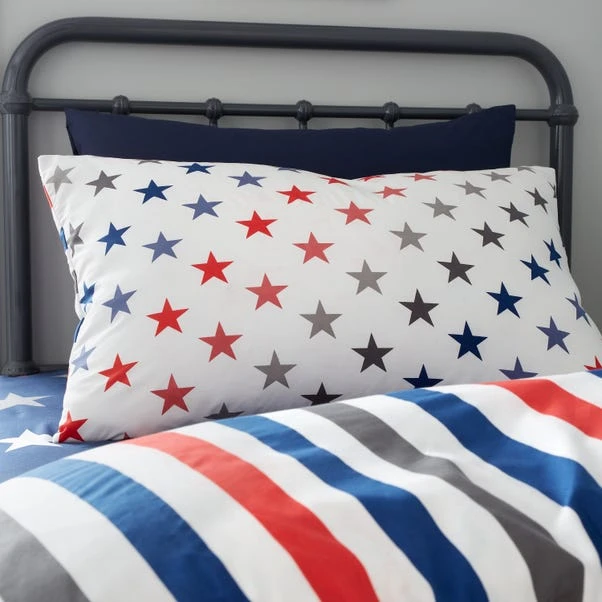 Catherine Lansfield Set Of 2 Stripes And Stars Duvet Cover & Pillowcase Sets 3 Catherine Lansfield Set Of 2 Stripes And Stars Duvet Cover & Pillowcase Sets - Image 3