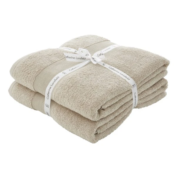 Set Of 2 Catherine Lansfield Anti Bacterial Bath Sheets 13 Set Of 2 Catherine Lansfield Anti Bacterial Bath Sheets - Image 13