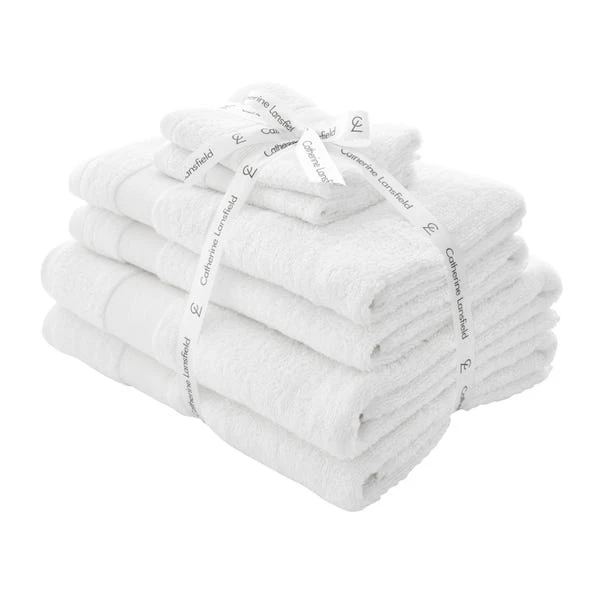 Catherine Lansfield Anti Bacterial 6 Piece Towel Bale 13 Catherine Lansfield Anti Bacterial 6 Piece Towel Bale - Image 13