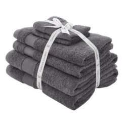 Catherine Lansfield Anti Bacterial 6 Piece Towel Bale