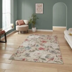 Catherine Lansfield Pipa Floral Rug 38 Catherine Lansfield Pipa Floral Rug -Catherine Lansfield 30977745