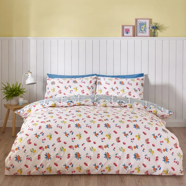 Catherine Lansfield Riviera Tiles Reversible Duvet Cover & Pillowcase Set 15 Catherine Lansfield Riviera Tiles Reversible Duvet Cover & Pillowcase Set - Image 15