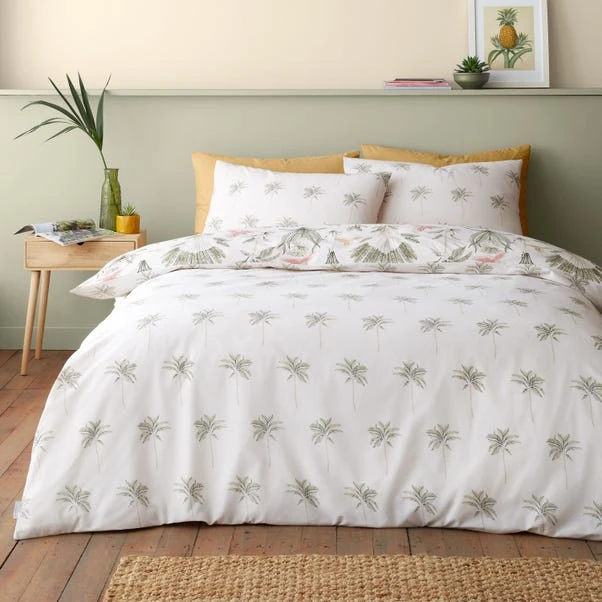 Catherine Lansfield Paradiso Palm Reversible Duvet Cover & Pillowcase Set 18 Catherine Lansfield Paradiso Palm Reversible Duvet Cover & Pillowcase Set - Image 18