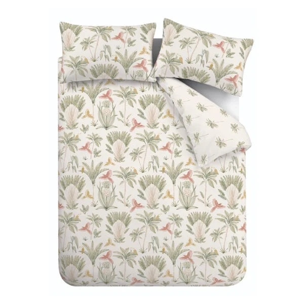 Catherine Lansfield Paradiso Palm Reversible Duvet Cover & Pillowcase Set 13 Catherine Lansfield Paradiso Palm Reversible Duvet Cover & Pillowcase Set - Image 13