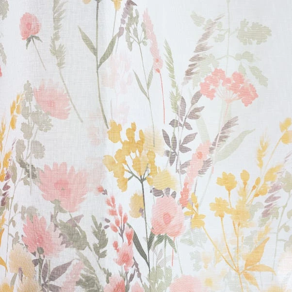 Catherine Lansfield Countryside Floral Slot Top Voile Panel 3 Catherine Lansfield Countryside Floral Slot Top Voile Panel - Image 3