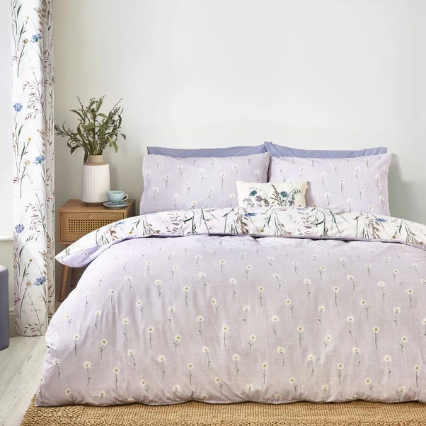 Catherine Lansfield Grasmere Floral Reversible Duvet Cover & Pillowcase Set 18 Catherine Lansfield Grasmere Floral Reversible Duvet Cover & Pillowcase Set - Image 18