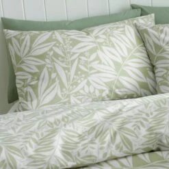 Catherine Lansfield Sorrel Leaves Reversible Duvet Cover & Pillowcase Set 29 Catherine Lansfield Sorrel Leaves Reversible Duvet Cover & Pillowcase Set -Catherine Lansfield 30983048 alt01