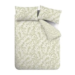 Catherine Lansfield Sorrel Leaves Reversible Duvet Cover & Pillowcase Set 34 Catherine Lansfield Sorrel Leaves Reversible Duvet Cover & Pillowcase Set -Catherine Lansfield 30983048 alt06