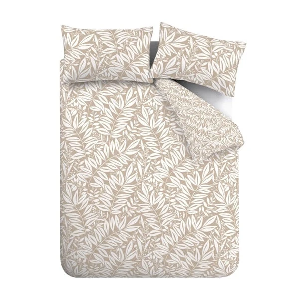 Catherine Lansfield Sorrel Leaves Reversible Duvet Cover & Pillowcase Set 7 Catherine Lansfield Sorrel Leaves Reversible Duvet Cover & Pillowcase Set - Image 7