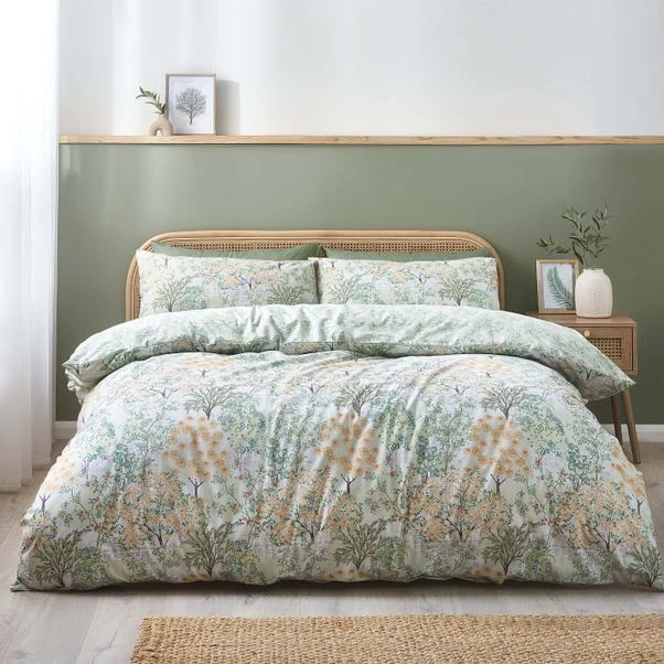 Catherine Lansfield Forest Bloom Reversible Duvet Cover & Pillowcase Set 3 Catherine Lansfield Forest Bloom Reversible Duvet Cover & Pillowcase Set - Image 3