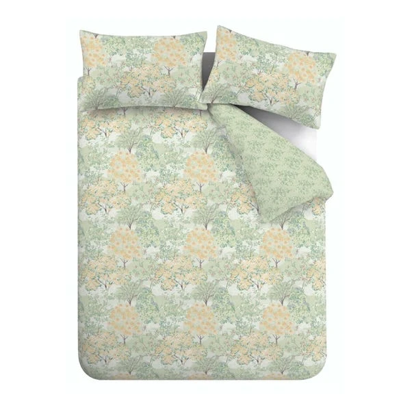 Catherine Lansfield Forest Bloom Reversible Duvet Cover & Pillowcase Set 6 Catherine Lansfield Forest Bloom Reversible Duvet Cover & Pillowcase Set - Image 6