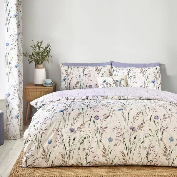 Catherine Lansfield Grasmere Floral Reversible Duvet Cover & Pillowcase Set 3 Catherine Lansfield Grasmere Floral Reversible Duvet Cover & Pillowcase Set - Image 3