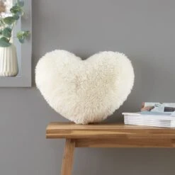 Catherine Lansfield Cuddly Heart Cushion