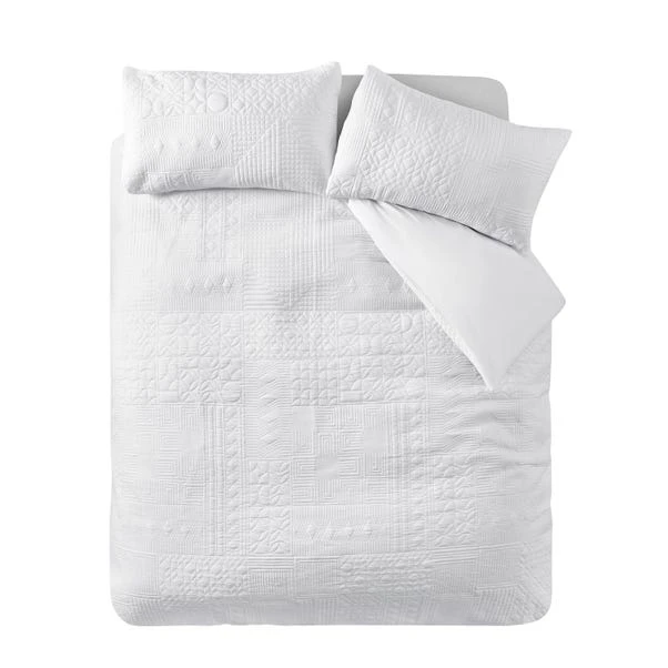 Catherine Lansfield Folkstone Geo Duvet Cover & Pillowcase Set 11 Catherine Lansfield Folkstone Geo Duvet Cover & Pillowcase Set - Image 11