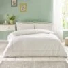 Catherine Lansfield Scallop Border Duvet Cover & Pillowcase Set