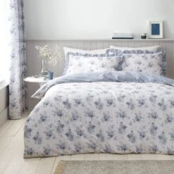Catherine Lansfield Lucie Floral Reversible Duvet Cover & Pillowcase Set 11 Catherine Lansfield Lucie Floral Reversible Duvet Cover & Pillowcase Set -Catherine Lansfield 30983299 alt04
